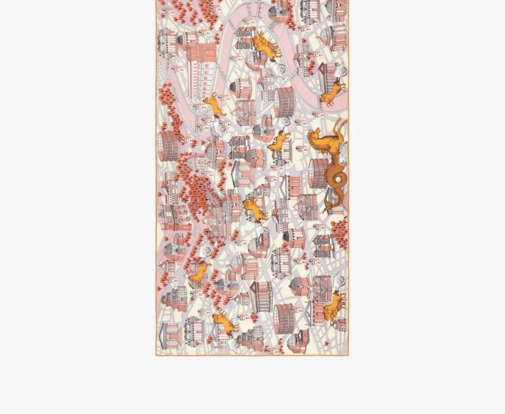 NEW INOUI EDITIONS women's etole 100 rome scarf in powder